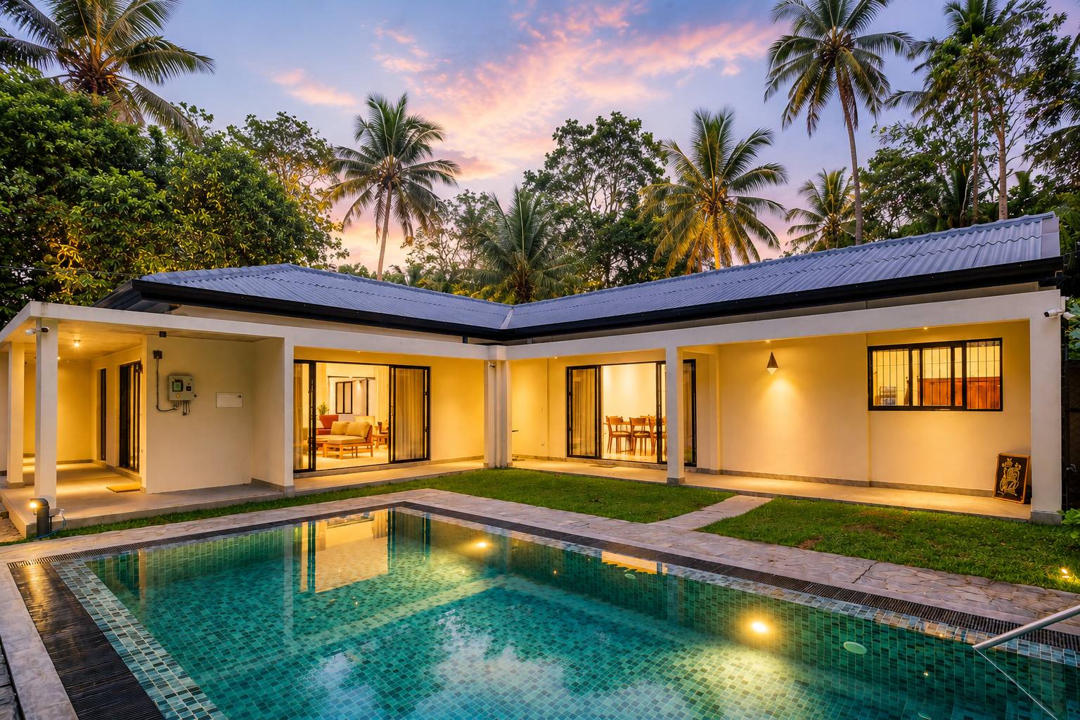 Terra Chas Cinnamon House private pool villa in Wadduwa